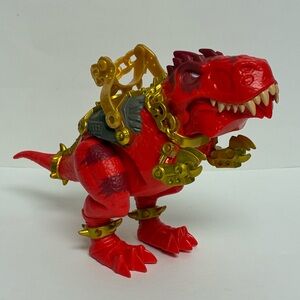 Treasure X Dino Gold Dissection T-REX Dinosaur Saddle Moose Toys Red Figure